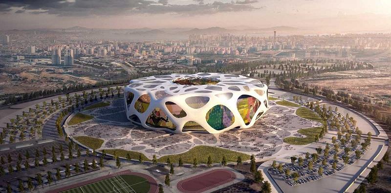 طراحی استادیوم آتاترک