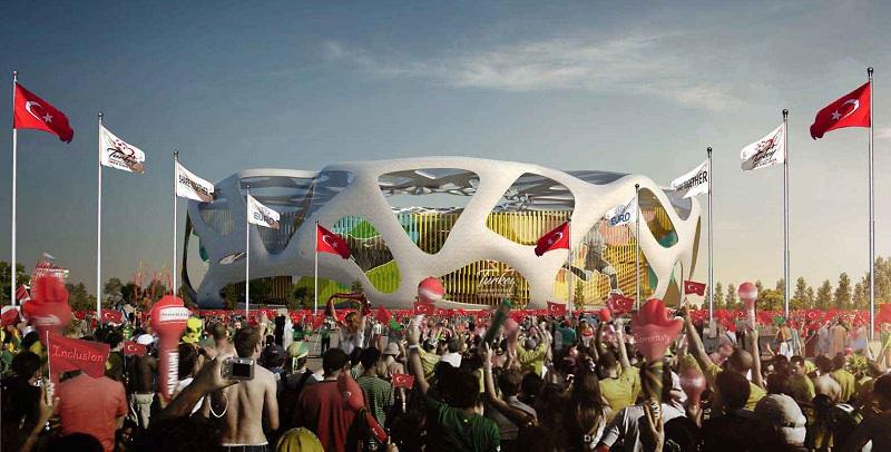 طراحی استادیوم فوتبال آتاترک