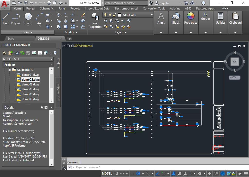 معرفی نرم افزار AutoCAD Electrical 1 AutoCAD Electrical