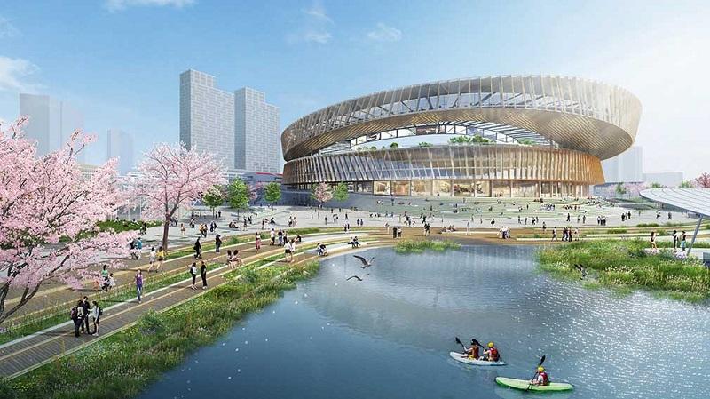 طراحی اولین استادیوم پایدار فوتبال در چین