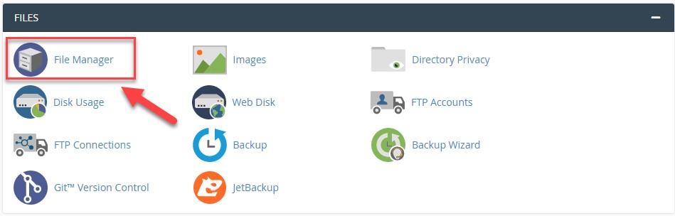 آموزش نصب وردپرس روی هاست سی پنل 3 وارد شدن به file manager