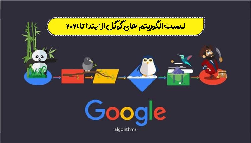 لیست الگوریتم های گوگل از ابتدا تا 2021 1 الگوریتم گوگل