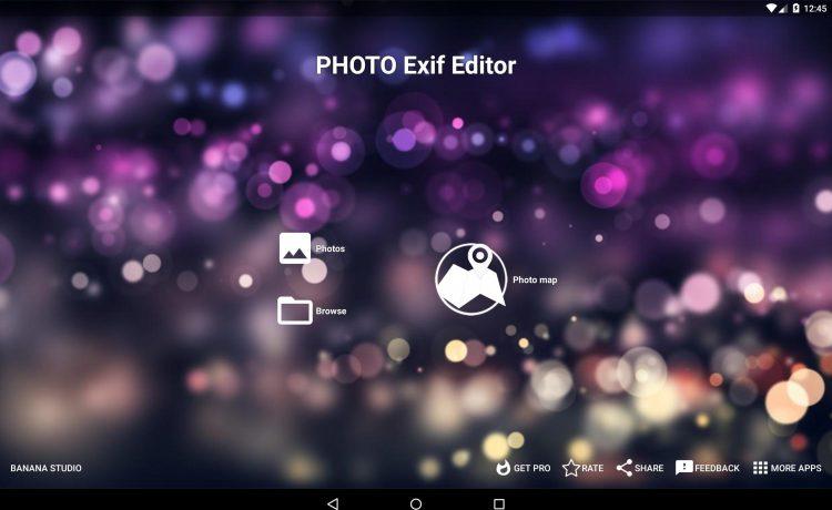 اپلیکیشن اندرویدی Photo Exif Editor