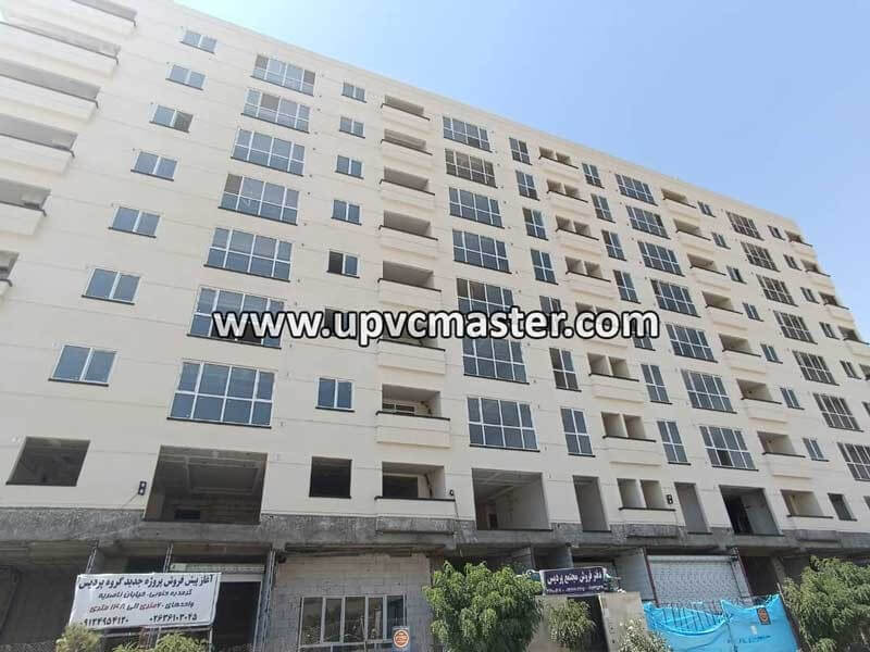 پنجره آفتاب تولید کننده پنجره دوجداره UPVC 1 پنجره دوجداره UPVC