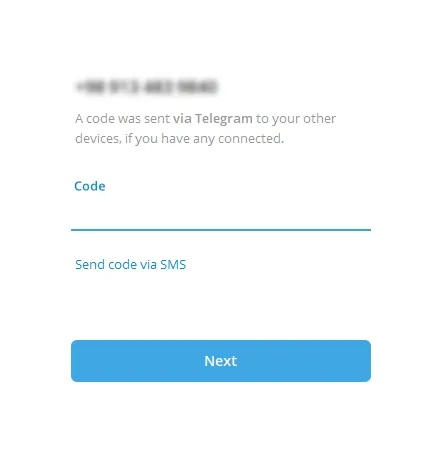 بازیابی رمز دوم تلگرام بدون ایمیل 