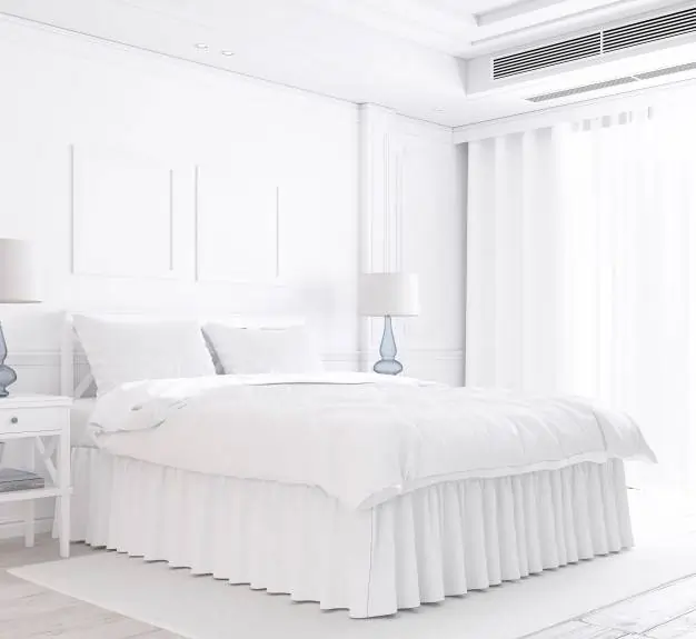 رنگ سفید خالص نامناسب برای اتاق‌های کوچک